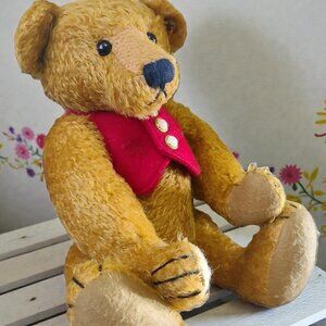 Knickerbocker Toy Co. Retired Mohair Bear Dawson, Mohair Bear,